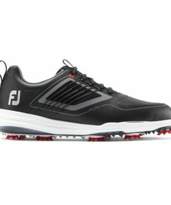 FootJoy FJ Fury Spiked Golf Shoes, Black -Style #51103
