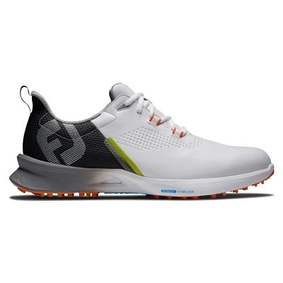 FootJoy FJ Fuel Spikeless Shoe, White/Black/Orange 3 FootJoy FJ Fuel Spikeless Shoe, White/Black/Orange