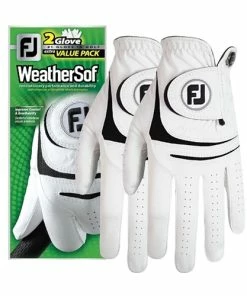 Footjoy Men's Golf Gloves - WeatherSof (2 Pack)