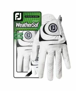 Footjoy Women's WeatherSof Glove, White (Prior Gen)
