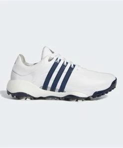 Adidas Men's Tour360 Golf Shoes, White/Navy