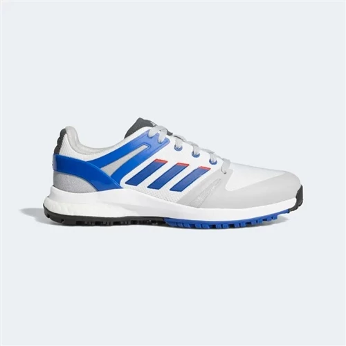 Adidas EQT Spikeless WIDE Golf Shoe, White/Blue 3 Adidas EQT Spikeless WIDE Golf Shoe, White/Blue