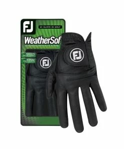 Footjoy Men's WeatherSof Black Golf Gloves (prior Gen)