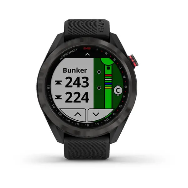Garmin Approach S42 – Carbon Grey W/Black Watch 4 Garmin Approach S42 – Carbon Grey W/Black Watch - Image 2
